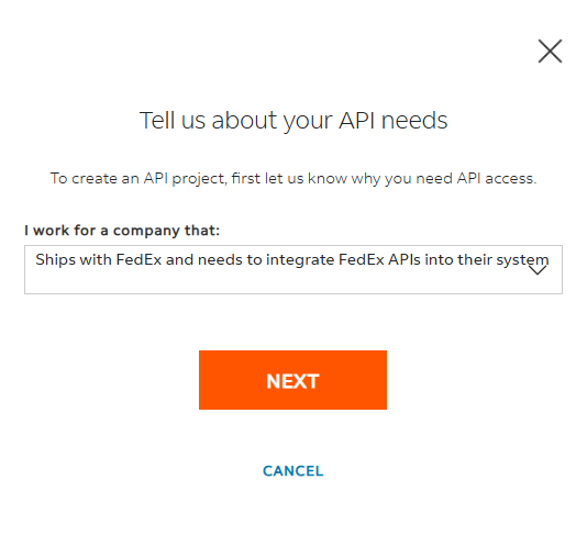 FedEx API Needs
