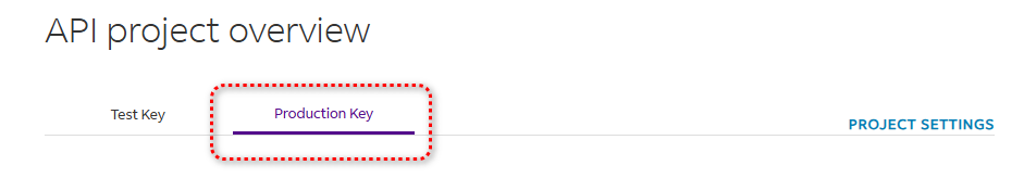 FedEx Production Key Tab